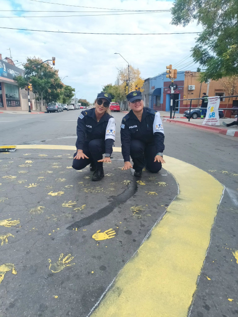 Lazo amarillo pintado 