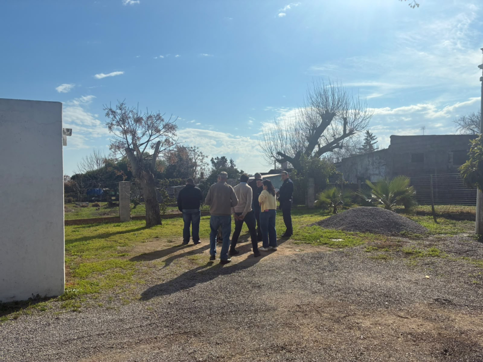 Vecinos de cufré Vecinos y el comando de la Jefatura