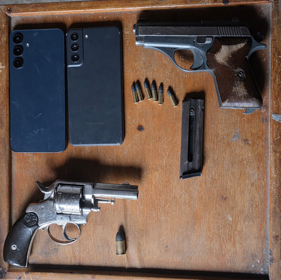 armas y munición incautada Trafico de drogas y armas