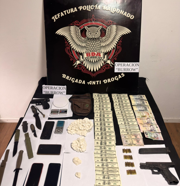 Operación Burrow deja tres condenados Incautación de la Operacion Burrow