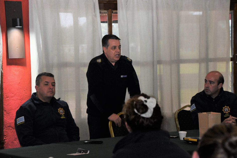 Palabras del Jefe de Policía Jornada de capacitación