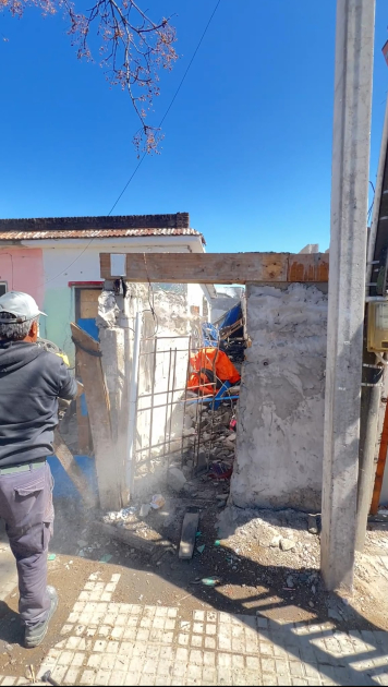 Fue demolida construcción donde se comercializaban estupefacientes Fue demolida construcción donde se comercializaban estupefacientes