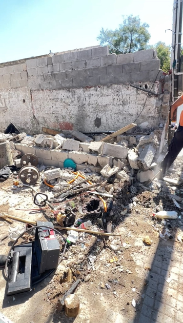Fue demolida construcción donde se comercializaban estupefacientes Fue demolida construcción donde se comercializaban estupefacientes
