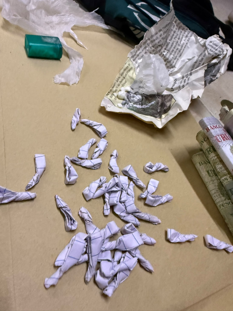 chasquis de droga incautados