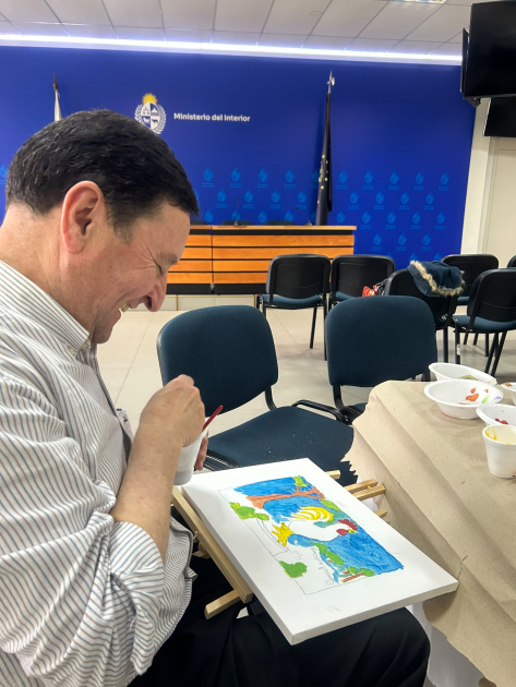 Instancia de arte y encuentro para retirados y pensionistas policiales