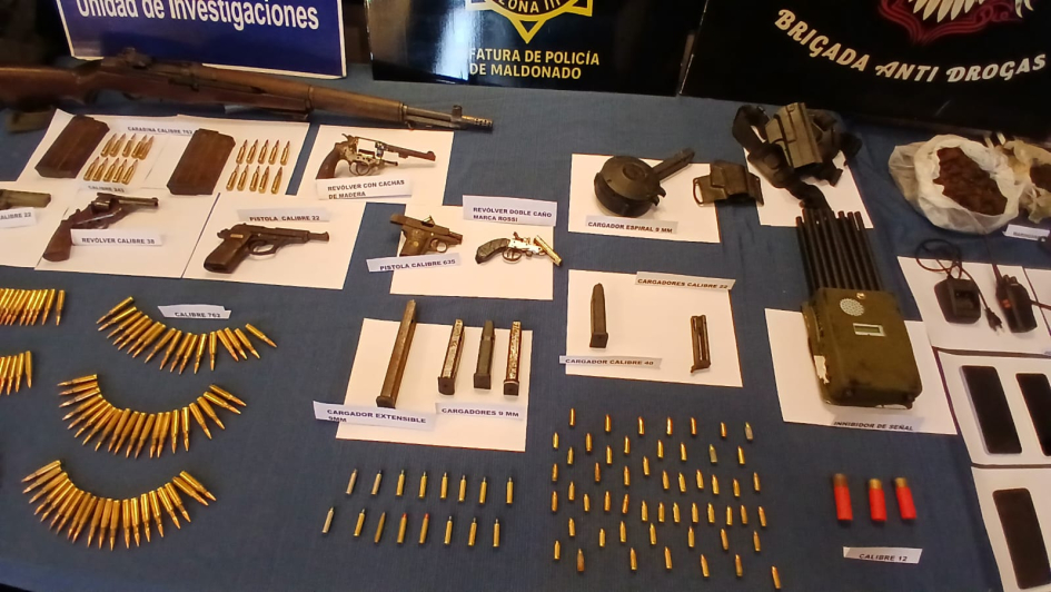 Operación Vértice: efectos incautados