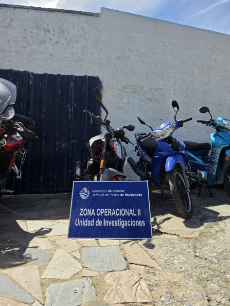 Motos incautadas en Operación Romeo Motos incautadas en Operación Romeo