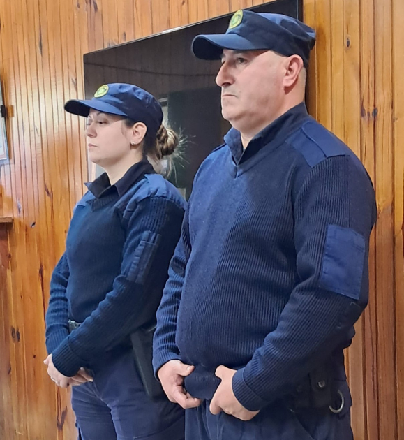acto de reconocimiento funcionarios de Zona Operacional I policías en acto de reconocimiento