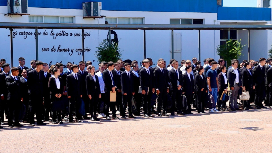 Aspirantes a ingresar como cadetes de Policía 