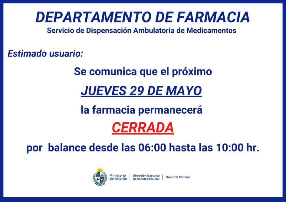 Balance farmacia