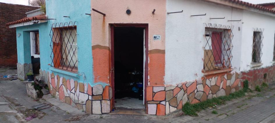 Boca de droga desarticulada en Maldonado foto del exterior de la casa en donde funcionaba una boca de venta de drogas