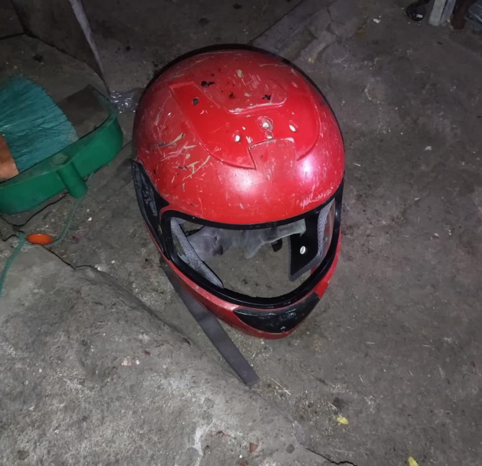 Casco incautado casco incautada