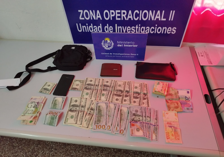Chileno condenado por varios hurtos y falsificación de documento público en Maldonado Diversos efectos incautados por Área de Investigaciones II