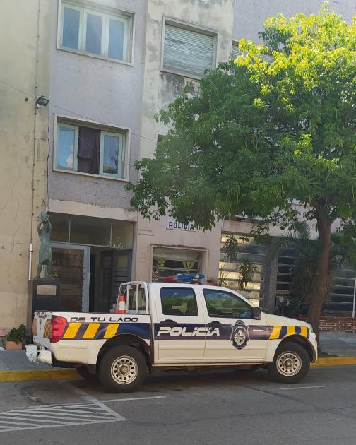 Edificio de la Comisaría 1era. donde debió ser conducido el masculino