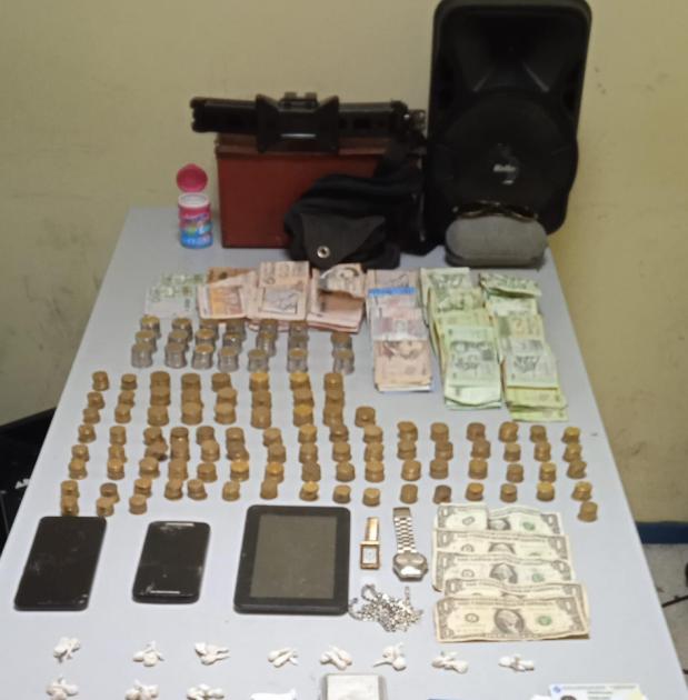 objetos incautados en allanamiento