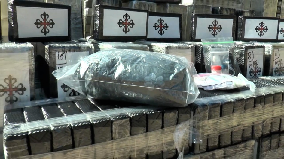  443 kilos de cocaína incautada