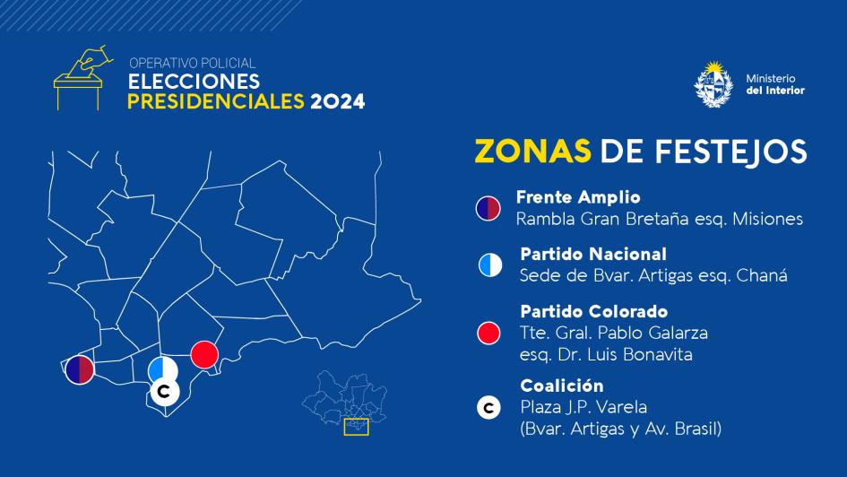 lugares de concentración de los partidos políticos 