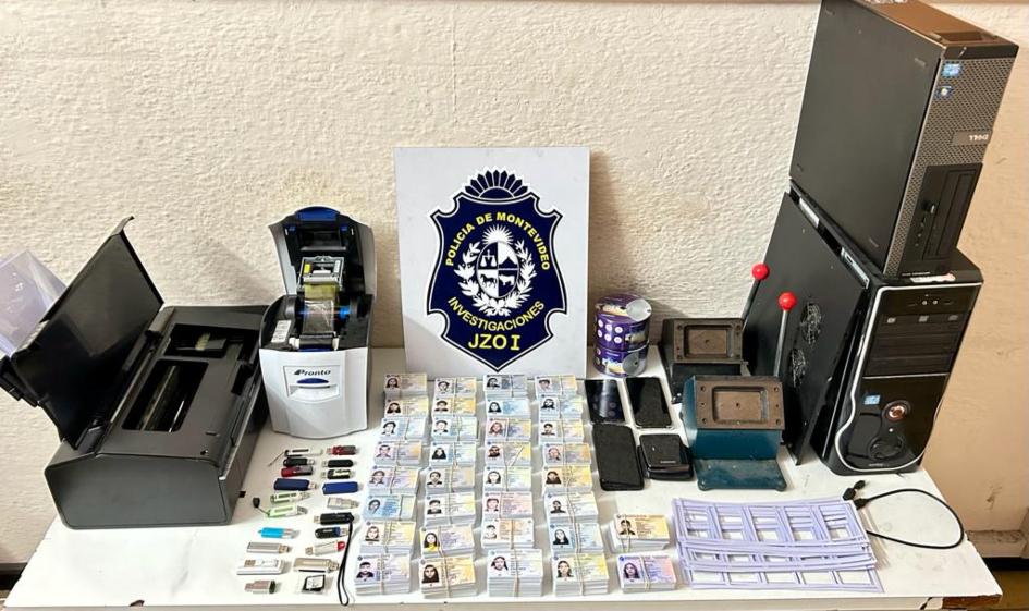 objetos incautados en los allanamientos