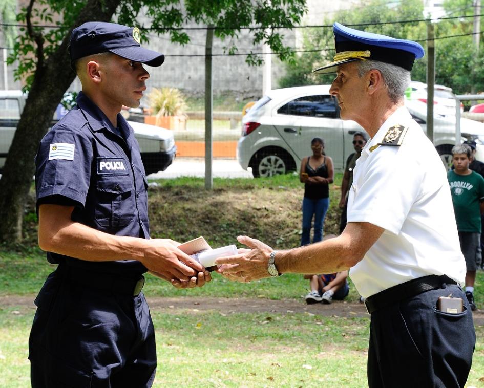 Ceremonia de egreso de la V Promoción de la Escuela de Policía de San José