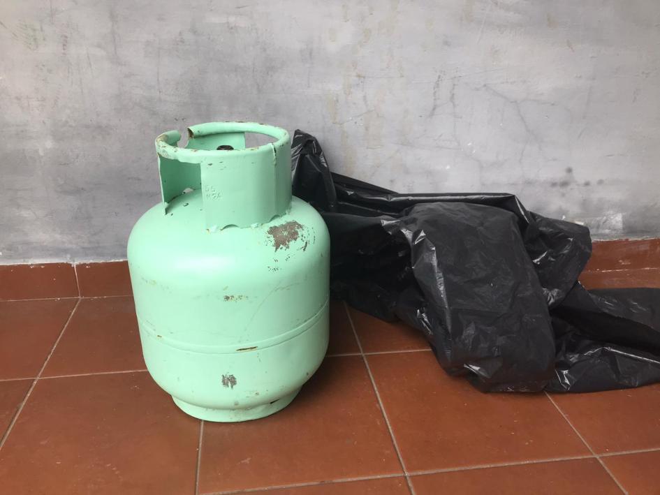 Garrafa de 13 Kilos incautada