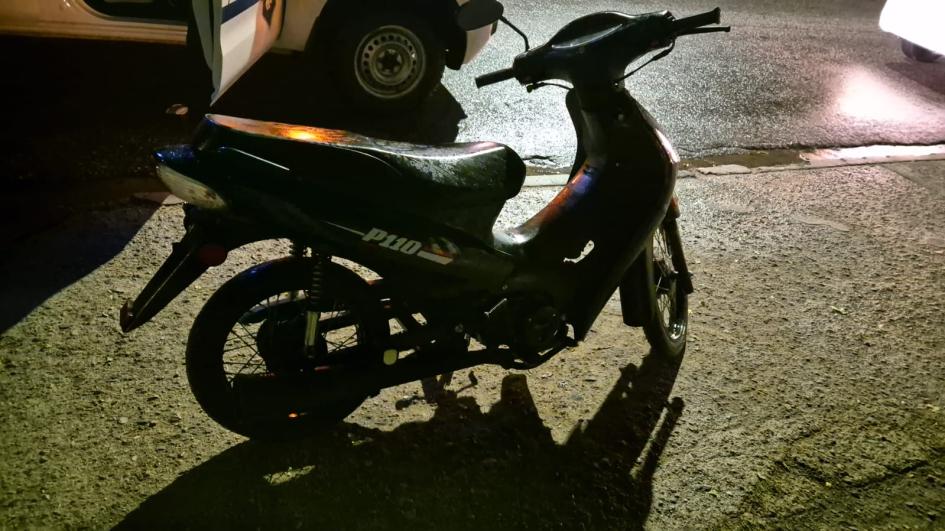 Moto incautada Moto incautada