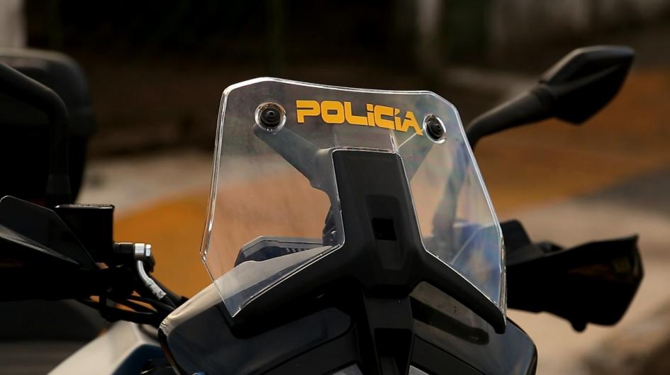 Entrega de motos para la Policía moto policial