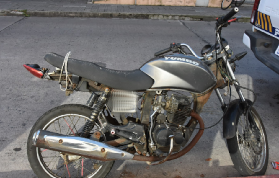 moto incautada por los Inspectores de Tránsito, era hurtada moto incautada por los Inspectores de Tránsito, era hurtada