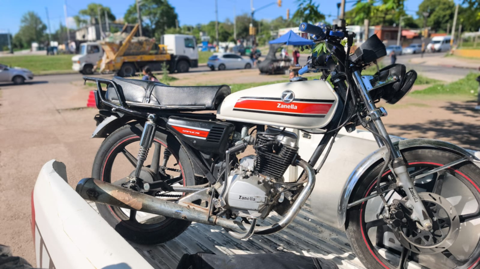 Moto incautada Moto incautada