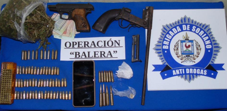 Sustancia y efectos incautados en Operación "BALERA" Sustancia y efectos incautados en Operación "BALERA"