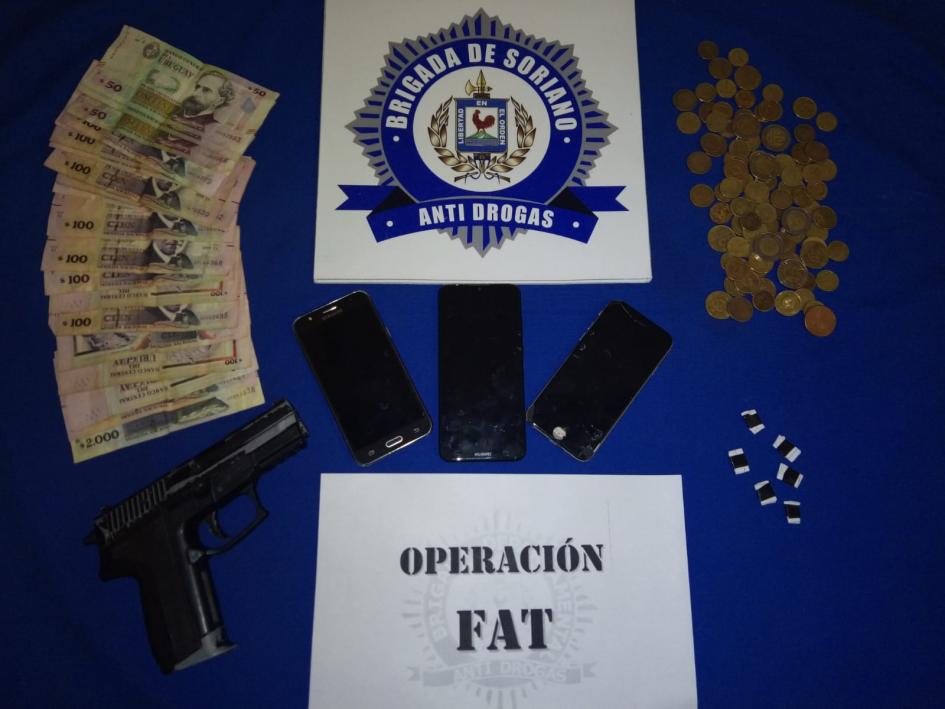 Incautación de pasta base, dinero y celulares en Operación "FAT"