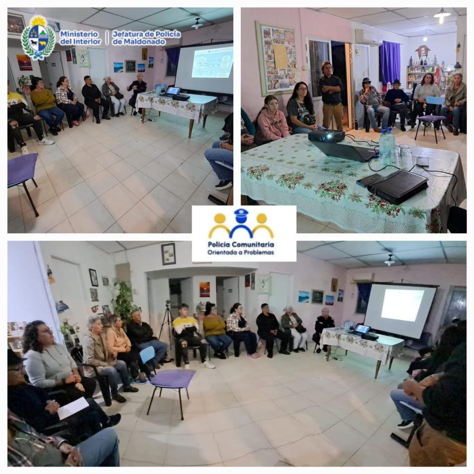PCOP Reunion con vecinos de la capuera