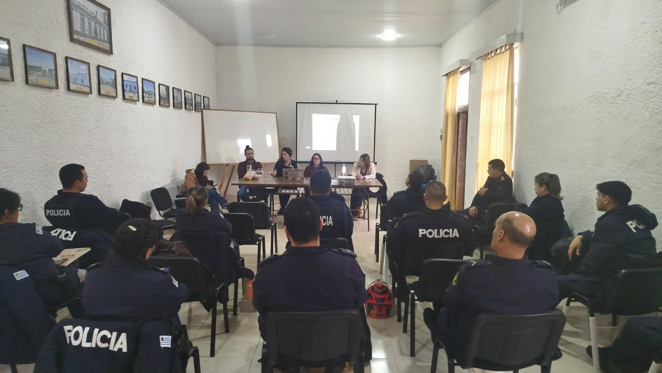 Policías que recibieron la capacitación