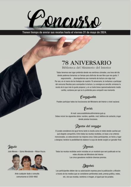 Recetas para acompañar la lectura Recetas para acompañar la lectura