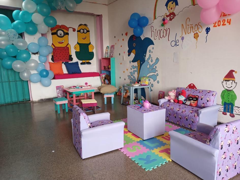 Otro de los espacios infantiles de la Unidad 5. Otro de los espacios infantiles de la Unidad 5.