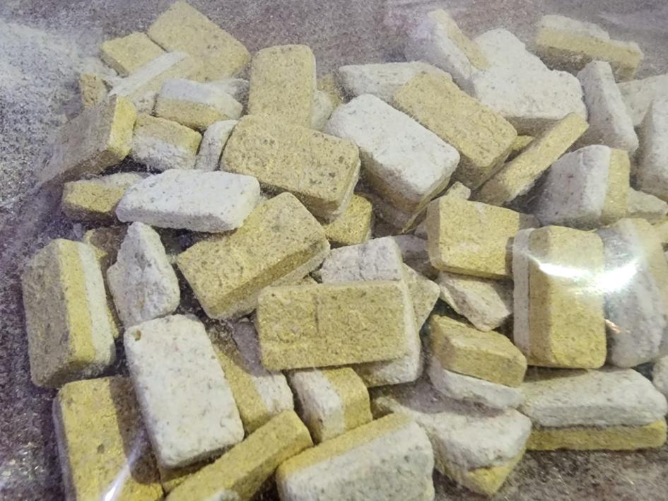 Incautación de pastillas 