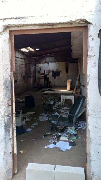 foto de la casa allanada