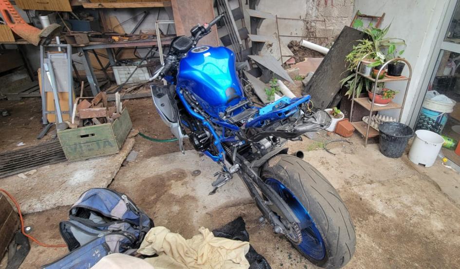 moto robada recuperada
