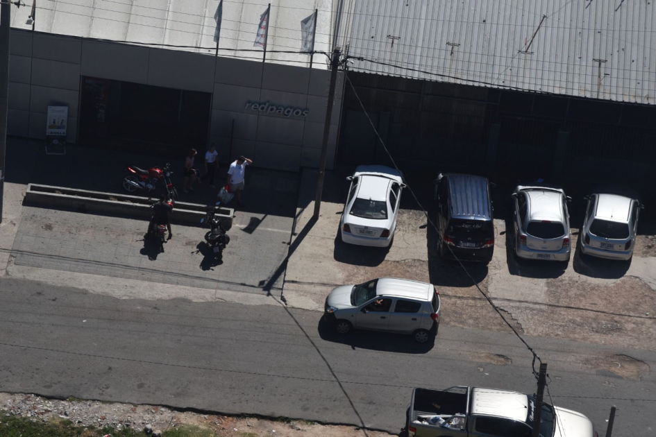 imagen aérea del operativo policial imagen aérea del operativo policial