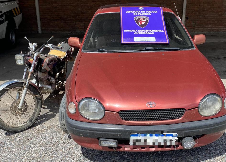 Vehículos incautados en Operación "Hornero"