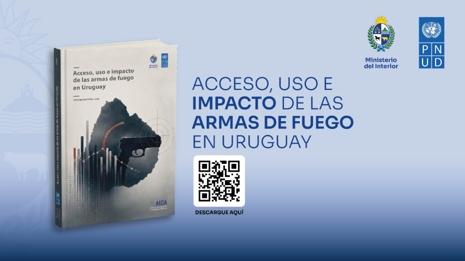 Acceso, uso e impacto de las armas de fuego en Uruguay Portada de libro Acceso, uso e impacto de las armas de fuego en Uruguay