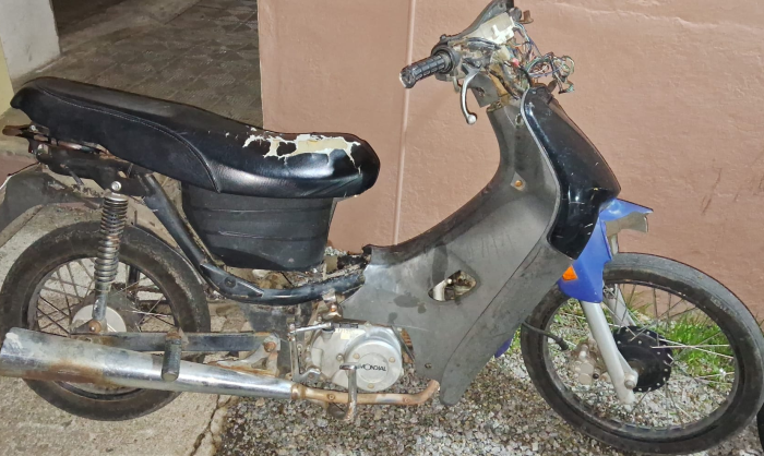 Moto incautada. Femenina formalizada en San José de Mayo