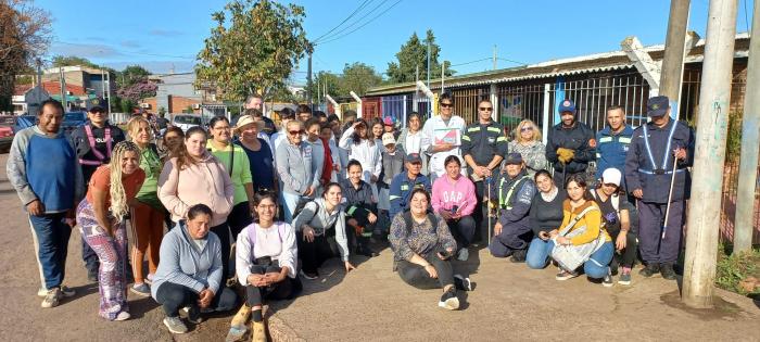 Jornada de limpieza en Asentamiento Puente Blanco.