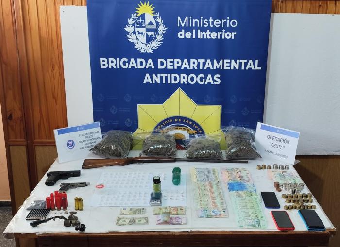 objetos incautados en los allanamientos