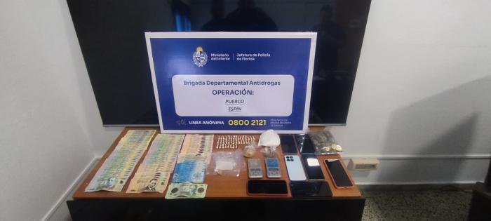 Incautación de Op. Puercoespín