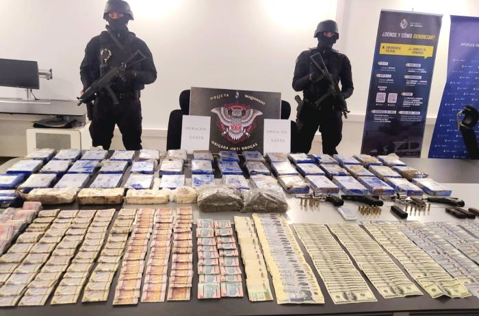 Muestra de mercadería incautada
