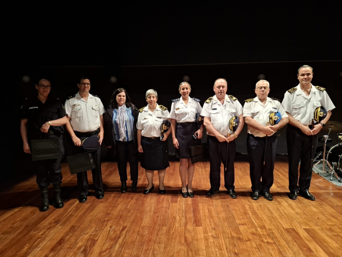 Reconocimiento a policías Reconocimiento