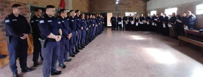 ceremonia con participantes y autoridades de esta Unidad Ejecutora
