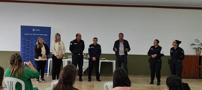 Autoridades de la Jefatura de Policía, ANEP y PCOP Autoridades de la Jefatura de Policía, ANEP y PCOP