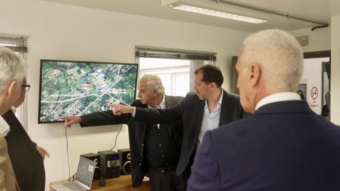 Ministro y autoridades de Zonamerica Ministro y autoridades de Zonamerica