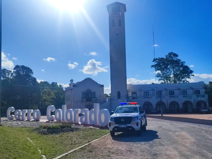 Móvil policial de Cerro Colorado
